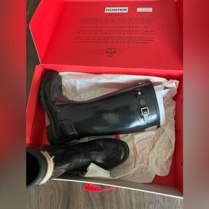 Hunter Unisex Gloss Original Kids Classic Rain Boots